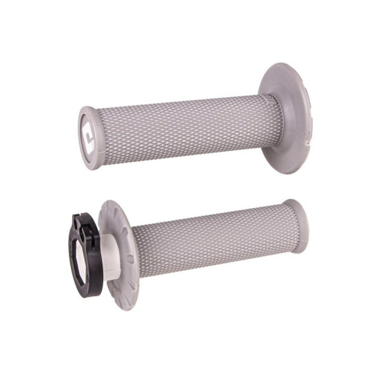 Poignées moto ODI MX V2 Lock-On 2T/4T - Gris