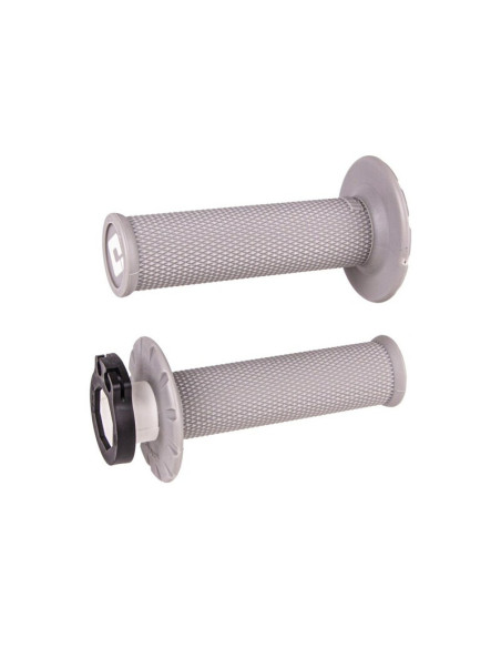 Poignées moto ODI MX V2 Lock-On 2T/4T - Gris