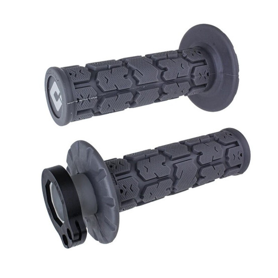 Poignées moto ODI V2 Lock-on ROGUE 2T/4T - Graphite
