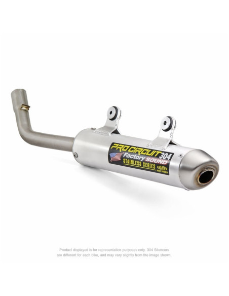 Silencieux d'échappement PRO CIRCUIT Type 304 Husqvarna 250 TC/TE 2019 KTM 250 SX 2019