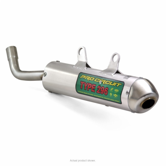 Silencieux d'échappement PRO CIRCUIT Type 296 Husqvarna 250/300 TC/TE KTM 250/300 SX/EXC