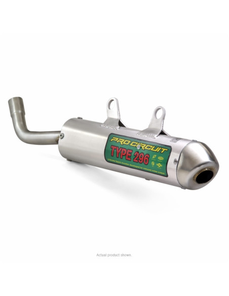 Silencieux d'échappement PRO CIRCUIT Type 296 Husqvarna 250/300 TC/TE KTM 250/300 SX/EXC