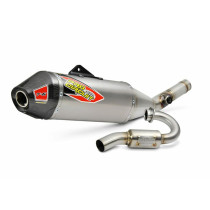 Ligne complète inox carbone Pro Circuit T-6 Kawasaki 250 KX-F 2017-2018