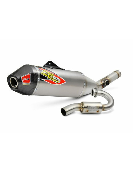 Ligne complète inox carbone Pro Circuit T-6 Kawasaki 250 KX-F 2017-2018