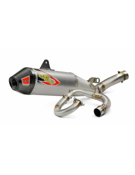Ligne d'échappement PRO CIRCUIT T-6 inox carbone Yamaha 450 YZF 2018-2019