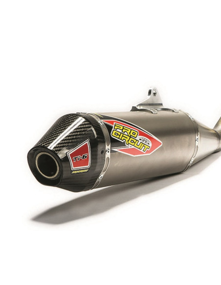 Ligne d'échappement PRO CIRCUIT T-6 titane carbone Yamaha 250 YZF 2019-2021
