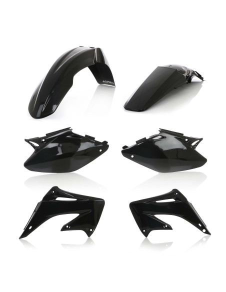 Kit plastiques - Noir - ACERBIS Honda 125/250 CR 2004-2007
