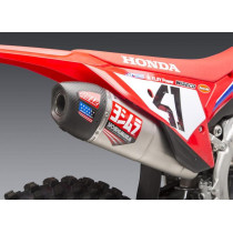 Silencieux YOSHIMURA RS12 Signature Series Inox/Carbone - Honda CRF250R/RX