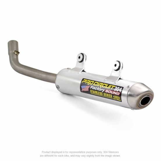 Silencieux Pro Circuit 304 Factory Kawasaki 200 KDX 1989-1994 250 KX 1988-1989
