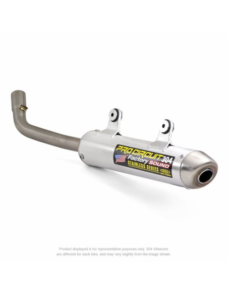 Silencieux Pro Circuit 304 Factory Kawasaki 200 KDX 1989-1994 250 KX 1988-1989