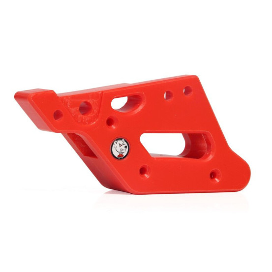 Guide chaine AXP KTM GAS GAS Husqvarna SHERCO Rouge