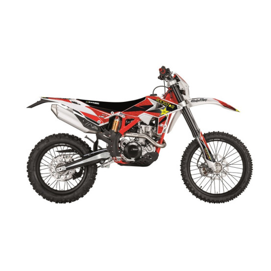 Kit déco + housse de selle BLACKBIRD Rockstar Energy BETA 250/300/350/390/430/480 RR 2018-2019