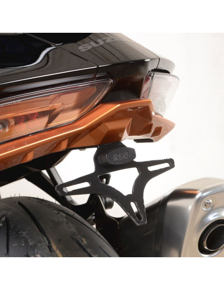 Support de plaque R&G RACING noir - SUZUKI Hayabusa