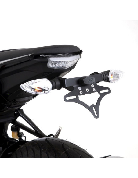 Support de plaque R&G RACING noir - YAMAHA MT-125