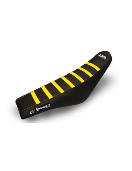 Housse de selle Blackbird Husqvarna ZEBRA TC FC 2016-2017 NOIR/JAUNE