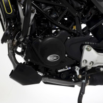 Protection de carter gauche (allumage) R&G RACING Race Series - noir - HUSQVARNA Svartpilen 125