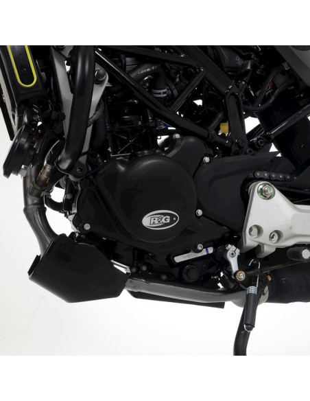 Protection de carter gauche (allumage) R&G RACING Race Series - noir - HUSQVARNA Svartpilen 125