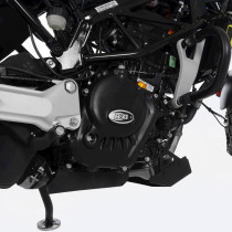 Protection de carter droit (embrayage) R&G RACING Race Series - noir - HUSQVARNA Svartpilen 125