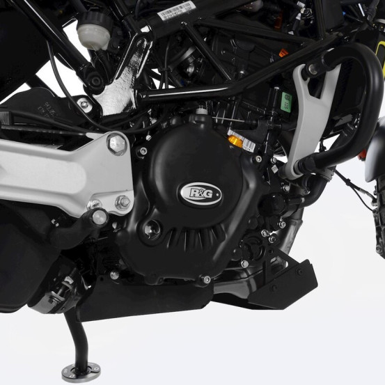 Protection de carter droit (embrayage) R&G RACING Race Series - noir - HUSQVARNA Svartpilen 125