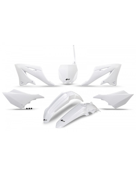 Kit plastiques - Blanc - UFO Yamaha 125/250 YZ 2022