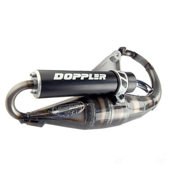 Pot d'échappement DOPPLER S3R Evolution Nitro / Aerox / Ovetto / Neo's / Mach G (silencieux Noir)