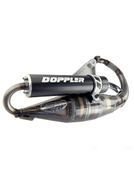 Pot d'échappement DOPPLER S3R Evolution Nitro / Aerox / Ovetto / Neo's / Mach G (silencieux Noir)