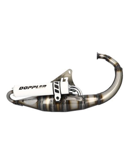 Pot d'échappement DOPPLER S3R Evolution Booster / BW'S / Stunt / Slider (silencieux Blanc)