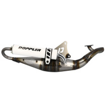 Pot d'échappement DOPPLER S3R Evolution Nitro / Aerox / Ovetto / Neo's / Mach G (silencieux Blanc)