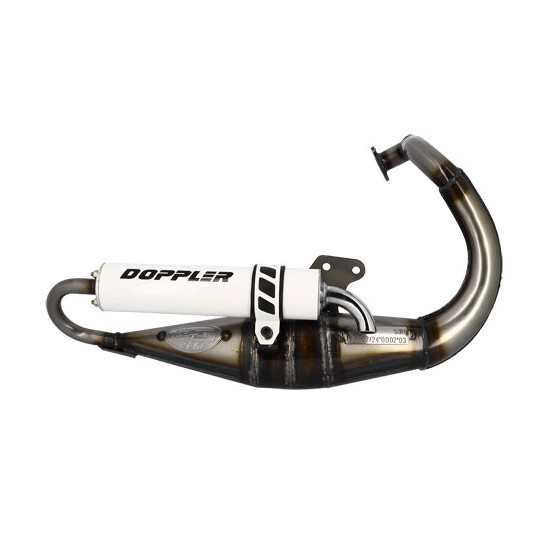 Pot d'échappement DOPPLER S3R Evolution Speedfight / Vivacity / Trekker / TKR (silencieux Blanc)