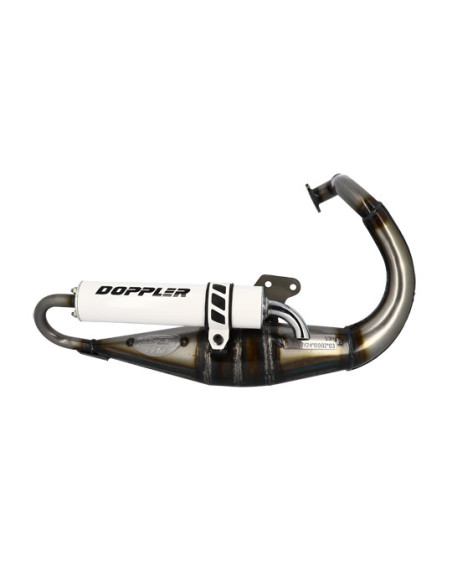 Pot d'échappement DOPPLER S3R Evolution Speedfight / Vivacity / Trekker / TKR (silencieux Blanc)