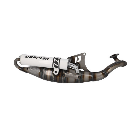 Pot d'échappement DOPPLER S3R Evolution Ludix / Speedfight 3 et 4 AC / LC / Kisbee (silencieux Blanc)