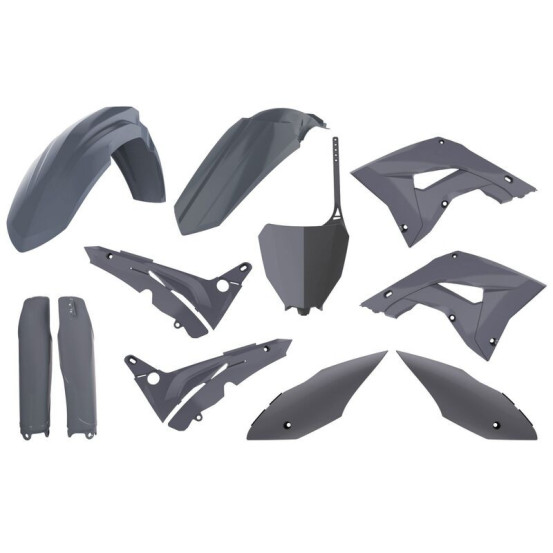 Kit plastique - Gris - POLISPORT nardo Honda 125 250 CR 2002-2007
