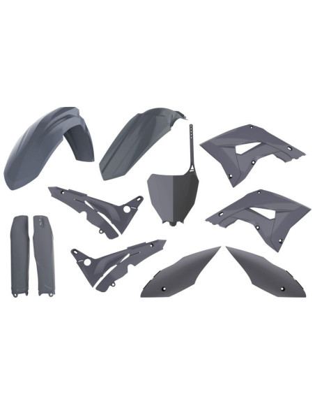 Kit plastique - Gris - POLISPORT nardo Honda 125 250 CR 2002-2007