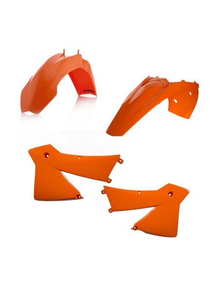 Kit plastiques - Orange - ACERBIS KTM 125/200/250/300 EXC 2004 250/400/450/500 EXCF 2004