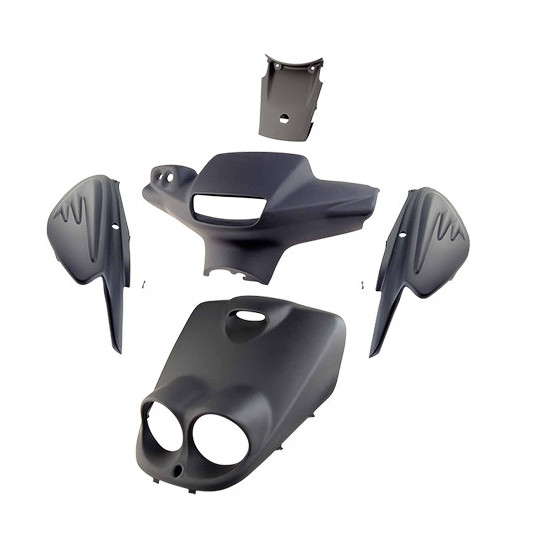 Kit carénages scooter MBK 50 Rocket / Next Noir mat