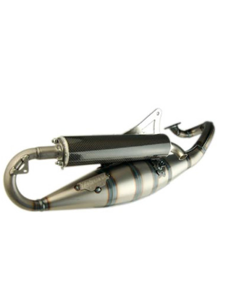 Pot d'échappement YASUNI R Minarelli horizontal MBK/Yamaha/Aprilia carbone