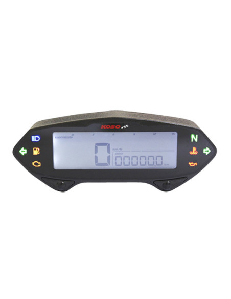 Compteur Digital Mutlifonctions KOSO DB01RN LCD Noir Universel
