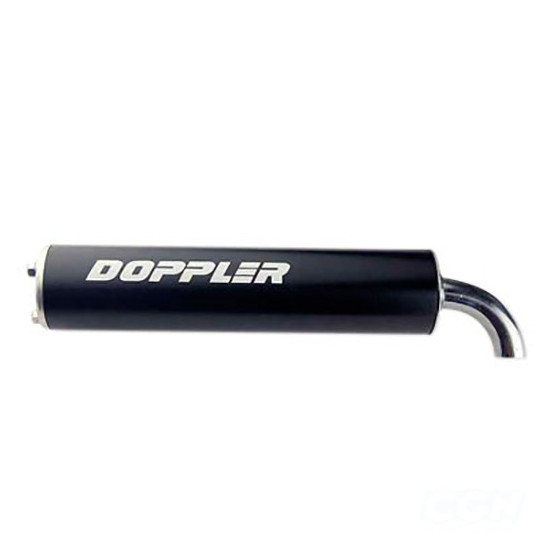 Silencieux d'échappement DOPPLER S3R Noir Booster / Speedfight / Nitro / Typhoon (D.60mm)