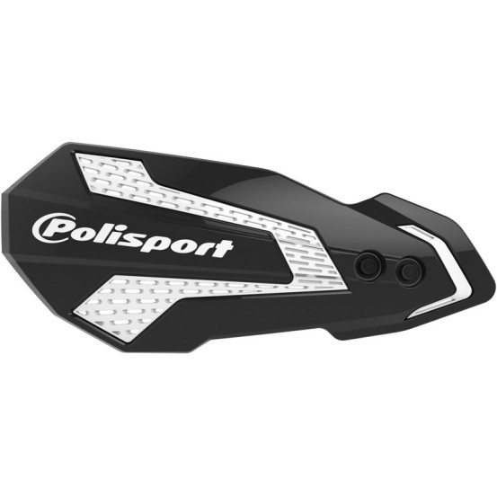 Protège-mains - Blanc Noir - POLISPORT MX Flow HONDA CRF-R