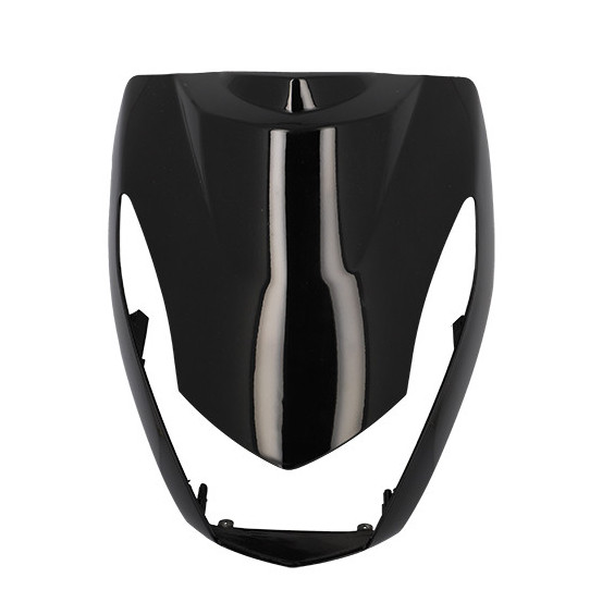 Carénage tablier avant supérieur scooter origine Peugeot Kisbee 2T / 4T Pearly Black 2010-2017