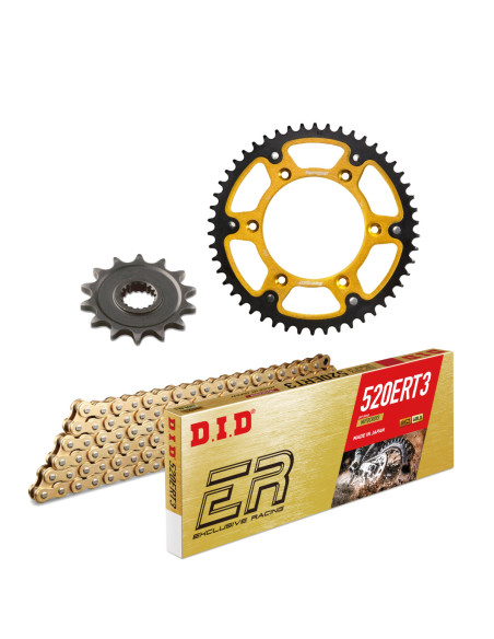 Kit chaine type origine 520 Stealth DID-SUPERSPROX - KTM 450 SX-F 2019-2026 HUSQVARNA 450 FC 2020-2026