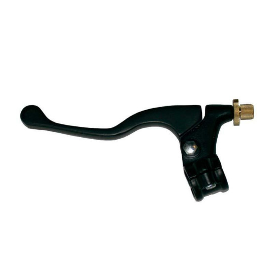 Levier d'embrayage + cocotte alu noir universel