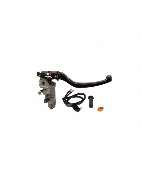 Maitre cylindre de frein radial RCS15 BREMBO pour Custom monodisque - Guidon 1 inch