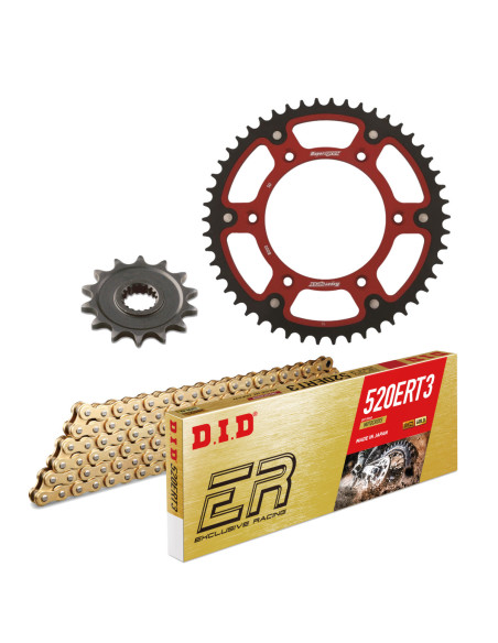 Kit chaine 520 Stealth DID-SUPERSPROX - HONDA 250 CRF-R 2011-16 - 520ERT2