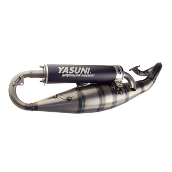Pot d'échappement YASUNI R Minarelli horizontal MBK/Yamaha/Aprilia noir