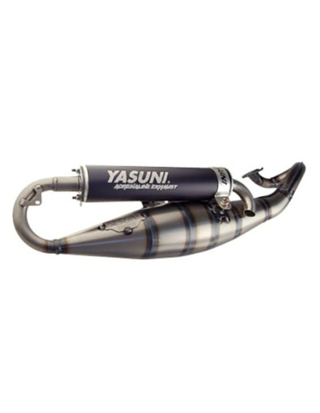 Pot d'échappement YASUNI R Minarelli horizontal MBK/Yamaha/Aprilia noir