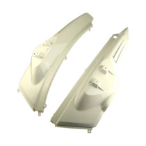 Carénage coque arrière scooter MBK 50 Stunt / Yamaha 50 Slider Blanc