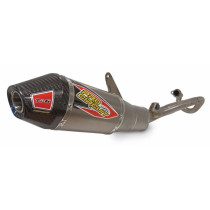 Ligne échappement Pro circuit TI-6 Honda 250 CRF-R 2022-2024 Titane embout Carbone