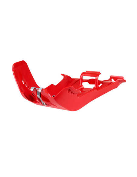 Sabot - Bleu Rouge - POLISPORT Fortress avec protection de bielette Beta RR 250-300 2020-2022
