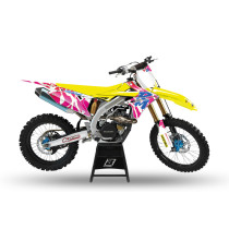 Kit déco BLACKBIRD Retro Suzuki 250 RMZ 2019 450 RMZ 2018-2019